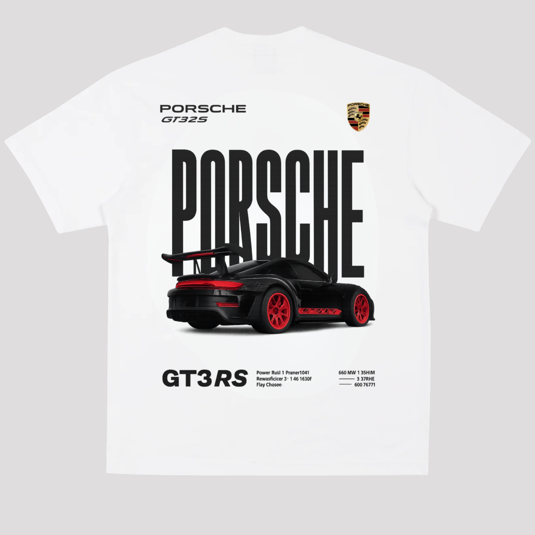 PORSCHE-2 Oversized Tee